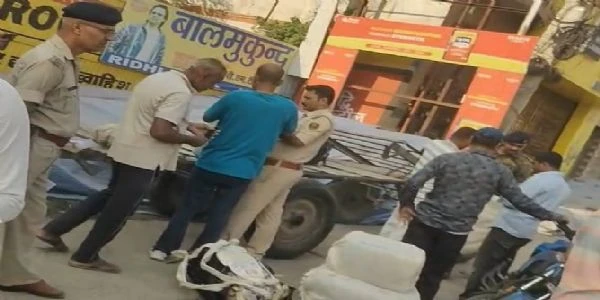 बेतिया में 113 किलो गांजा बरामद, 1.22 करोड़ का माल जब्त