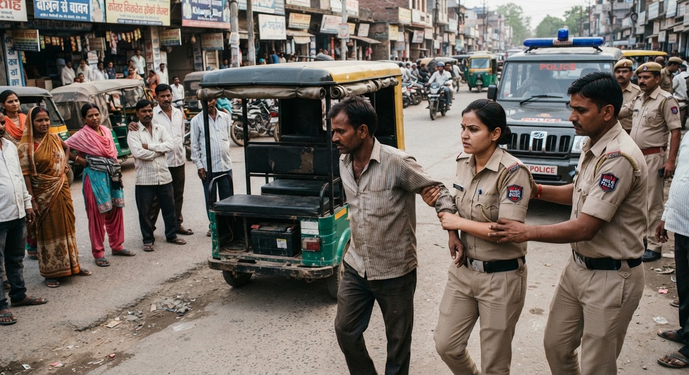 किशनगंज: महिला पुलिसकर्मी से बदसलूकी करने वाला ई-रिक्शा चालक गिरफ्तार