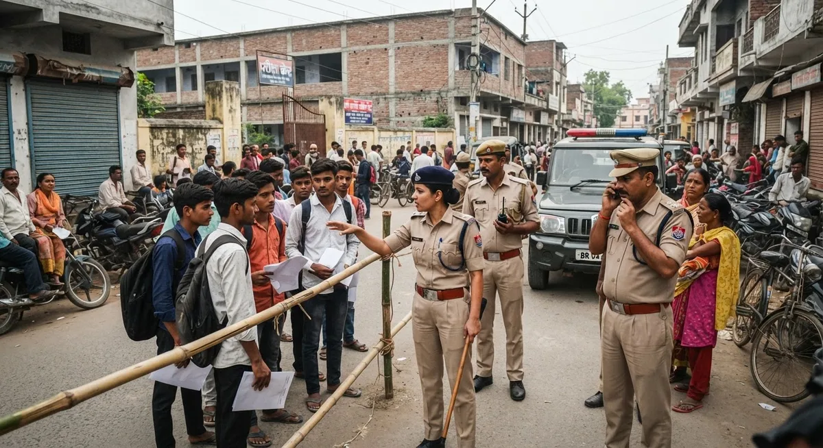 छपरा में STET परीक्षा पर कड़ा पहरा: 500 गज के दायरे में निषेधाज्ञा लागू