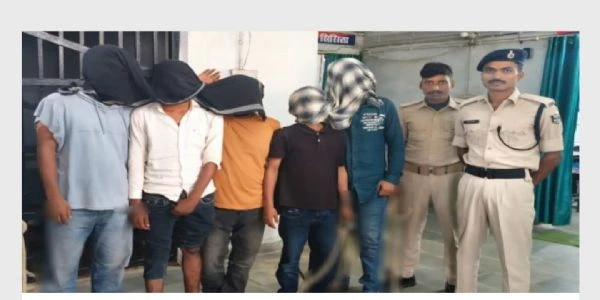 नालंदा में डकैती की योजना नाकाम: 5 अंतरराज्यीय बदमाश गिरफ्तार