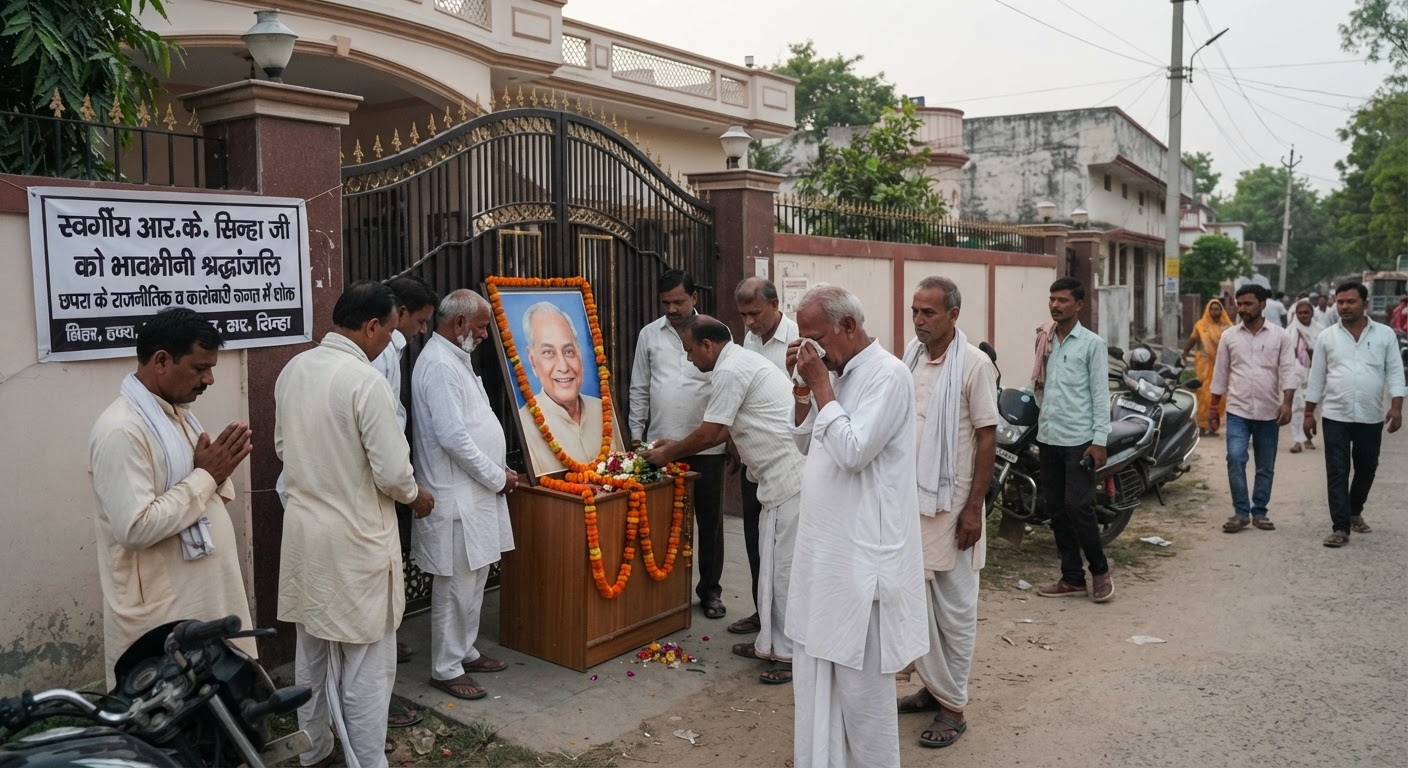 पूर्व सांसद आर.के. सिन्हा का निधन, छपरा में शोक की लहर