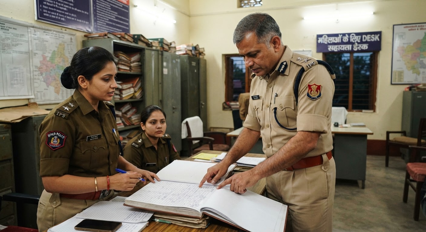 किशनगंज एसपी ने महिला थाने का किया निरीक्षण, सुरक्षा को लेकर दिए सख्त निर्देश