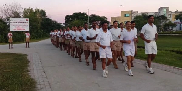 एसएसबी सुपौल फिट इंडिया रन: जवानों ने दौड़कर दिया फिटनेस का मंत्र