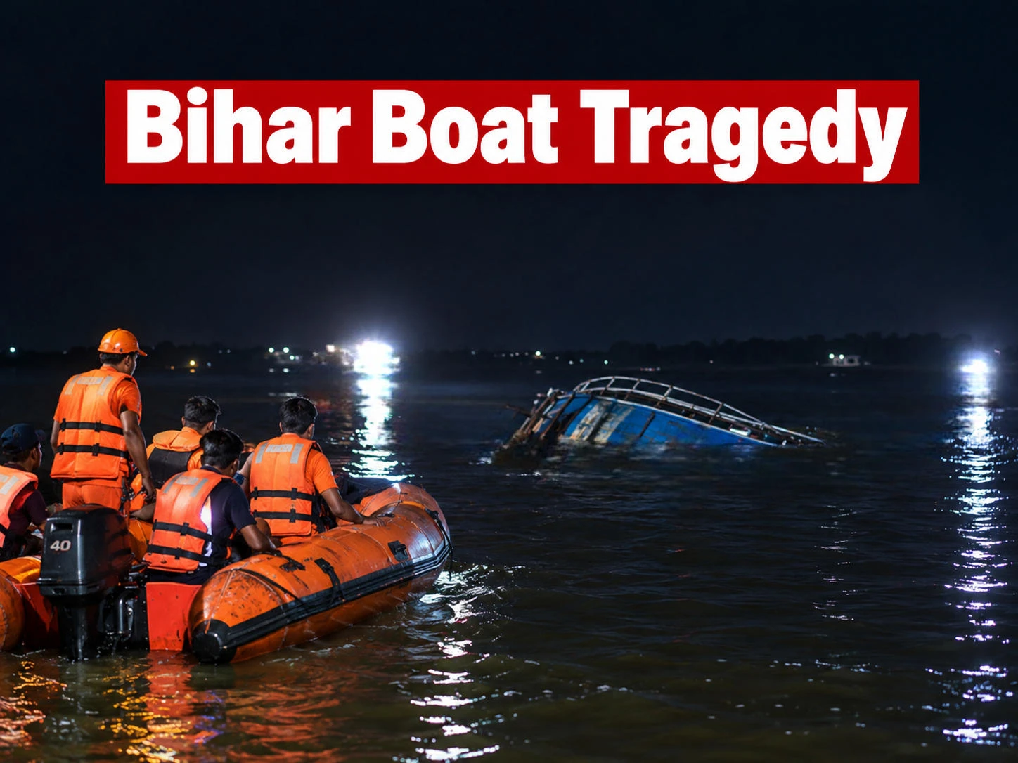 वैशाली नाव हादसा: गंगा में नाव पलटने से 11 मासूमों की मौत