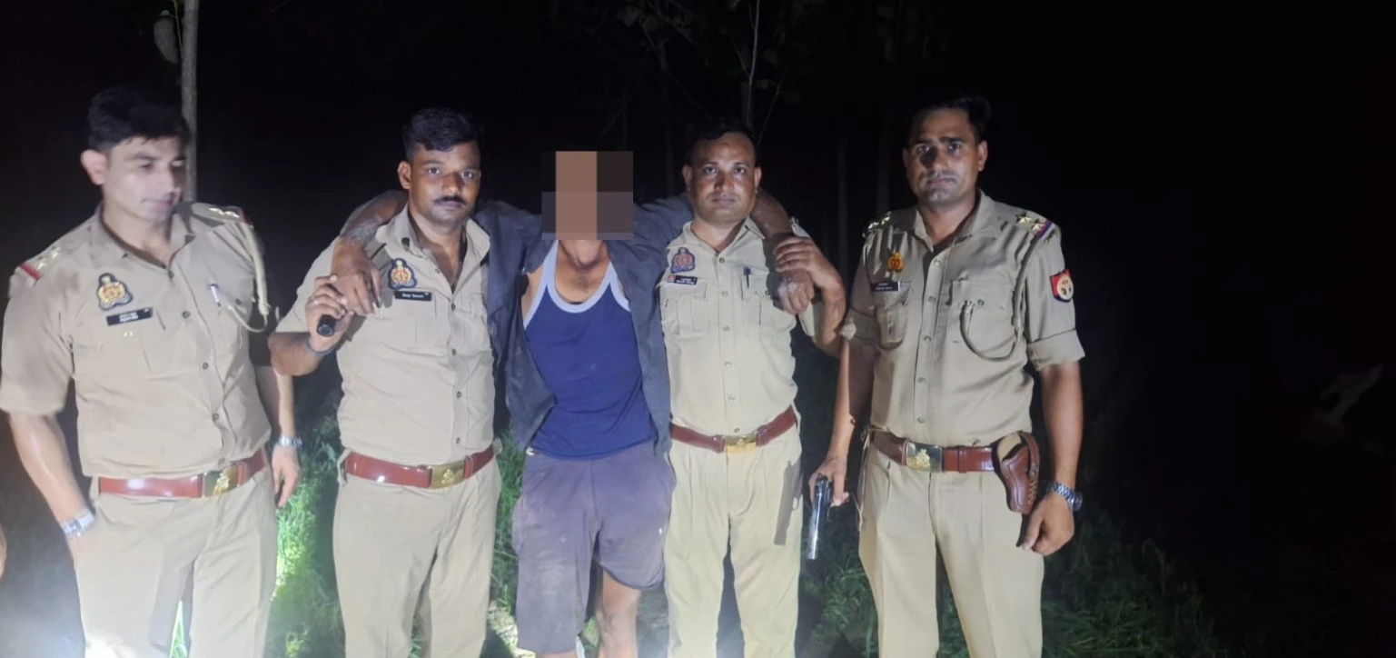 मुजफ्फरनगर में गोकशी की तैयारी कर रहे बदमाशों की पुलिस से मुठभेड़, जवाबी फायरिंग में एक शातिर घायल और गिरफ्तार