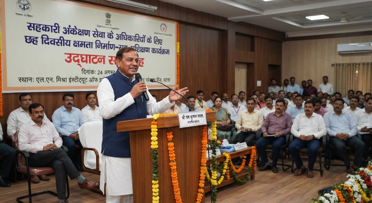 पटना में सहकारी अंकेक्षण अधिकारियों के लिए छह दिवसीय प्रशिक्षण कार्यक्रम शुरू