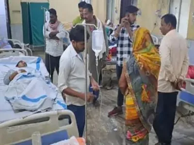 Women injured in hospital due to attack in Gopalganj, Bihar village.