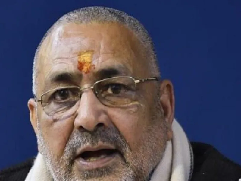 Giriraj Singh, BJP leader from Begusarai, has assets worth 10.16 crores, files nomination for elections.